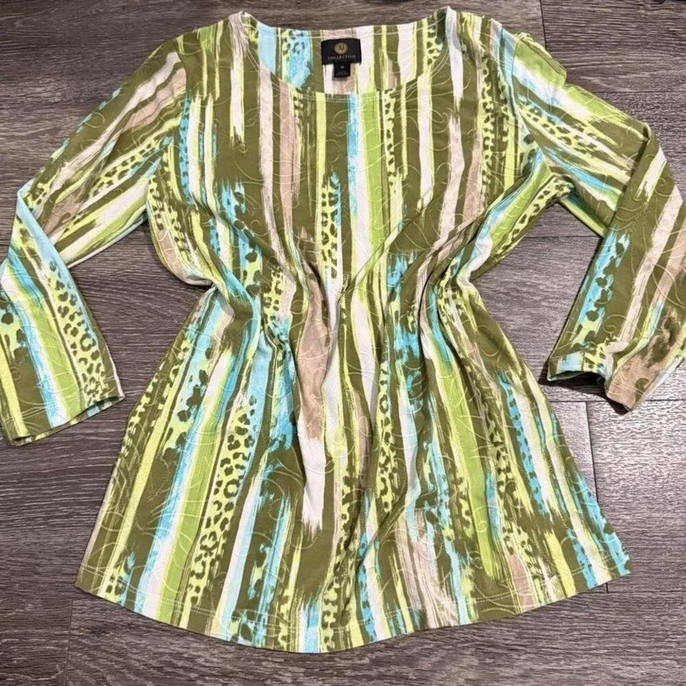 Y2K Abstract Print Top - Picture 6 of 7
